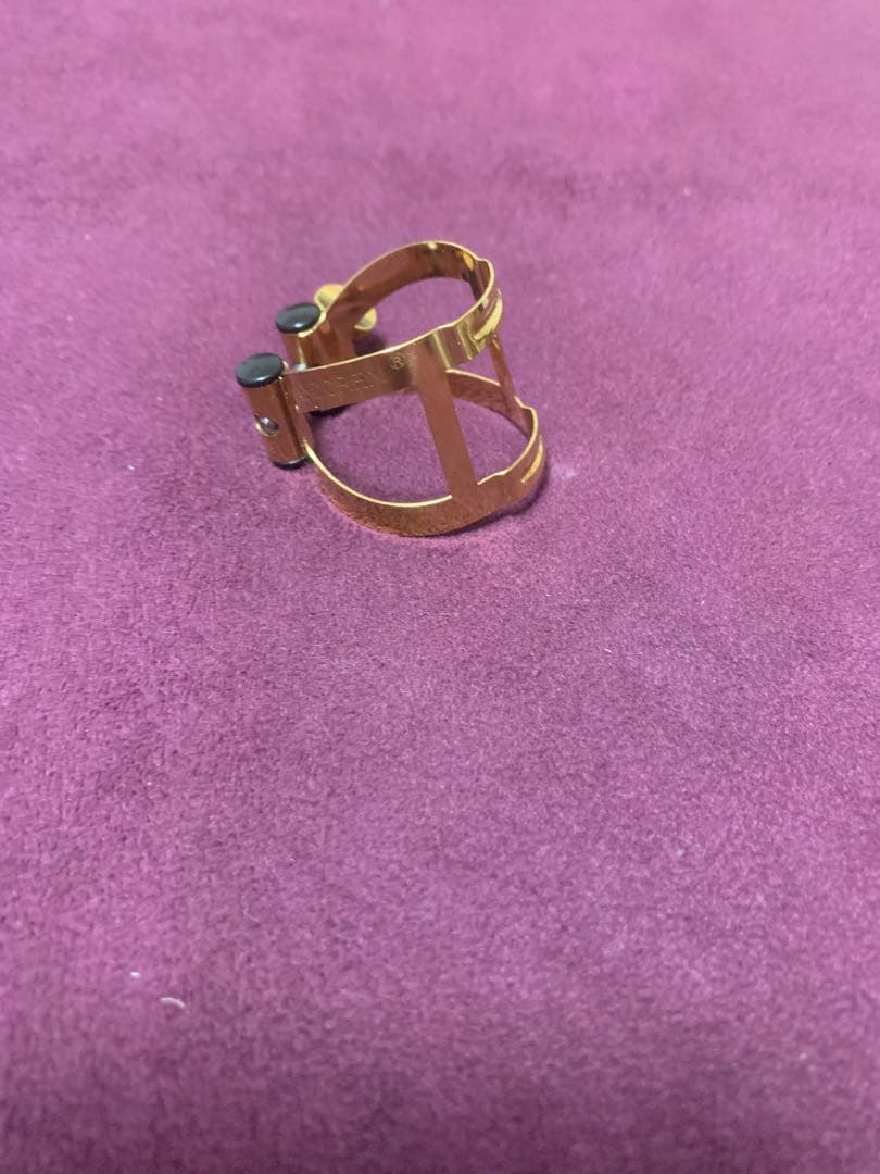 バンドレン　MO 金メッキ　B♭クラリネット用　リガチャー