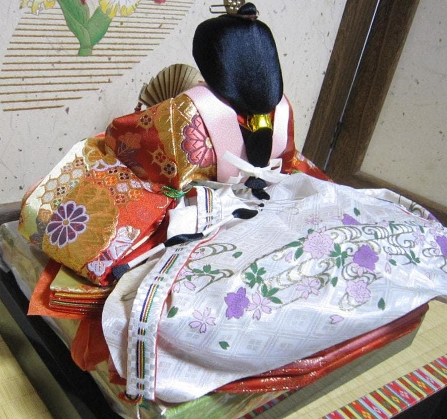 雛人形 八番 親王飾り 西陣織 本仕立 雛匠 三喜作