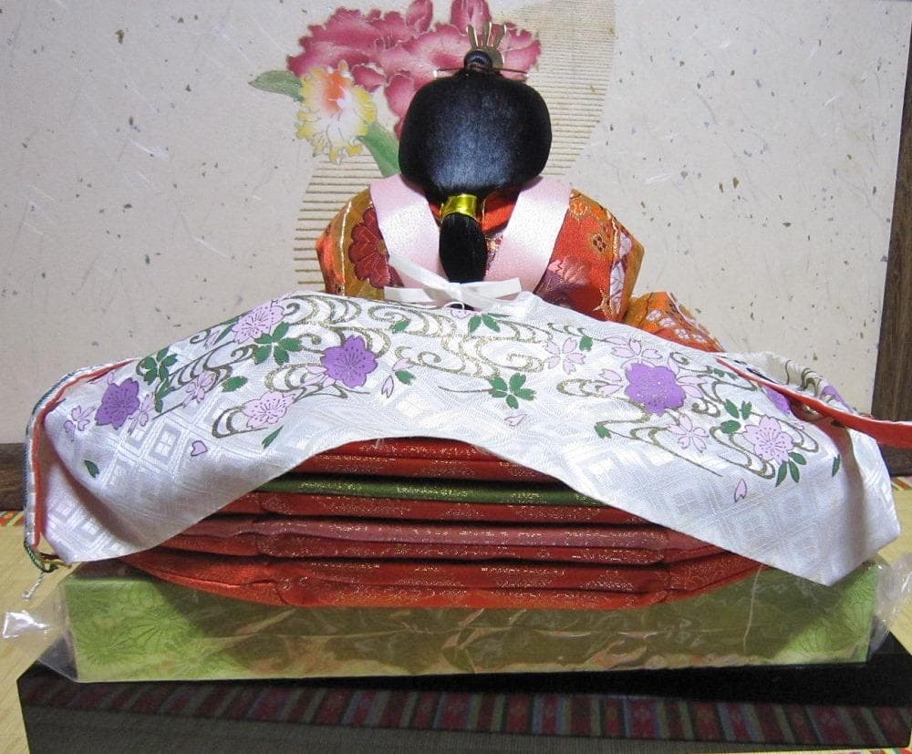 雛人形 八番 親王飾り 西陣織 本仕立 雛匠 三喜作