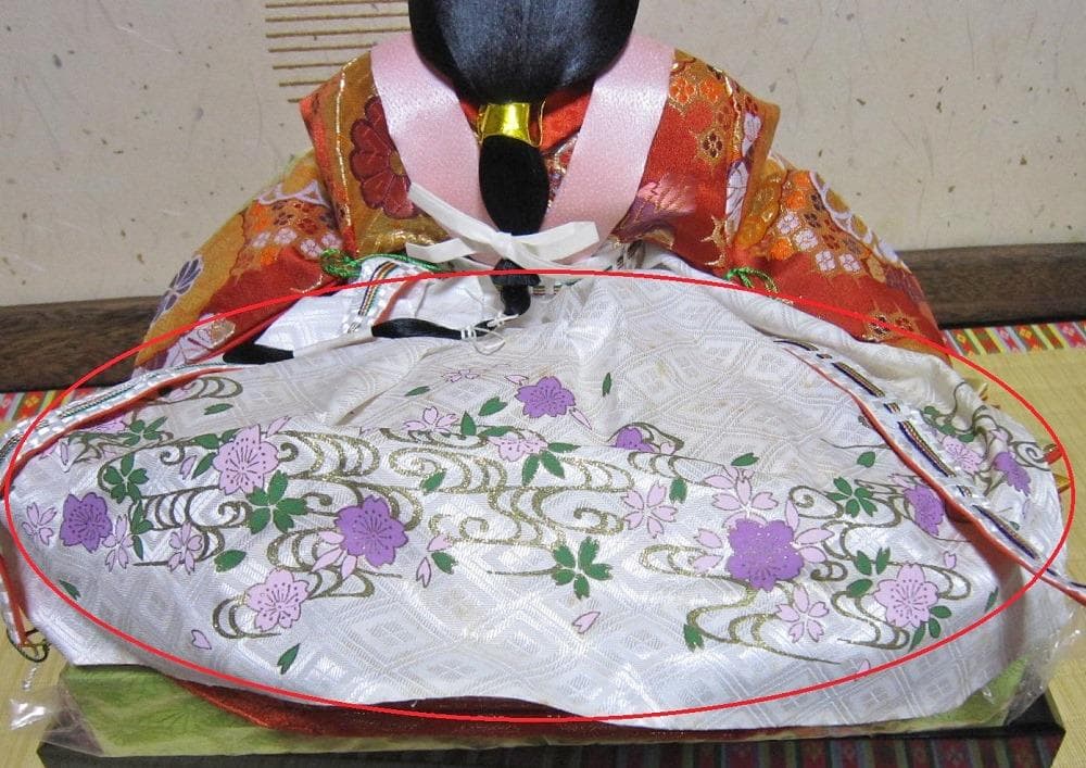 雛人形 八番 親王飾り 西陣織 本仕立 雛匠 三喜作