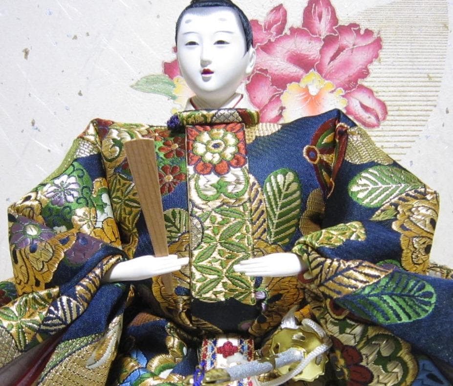 雛人形 八番 親王飾り 西陣織 本仕立 雛匠 三喜作