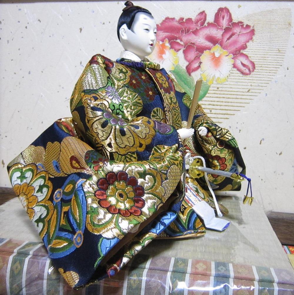 雛人形 八番 親王飾り 西陣織 本仕立 雛匠 三喜作