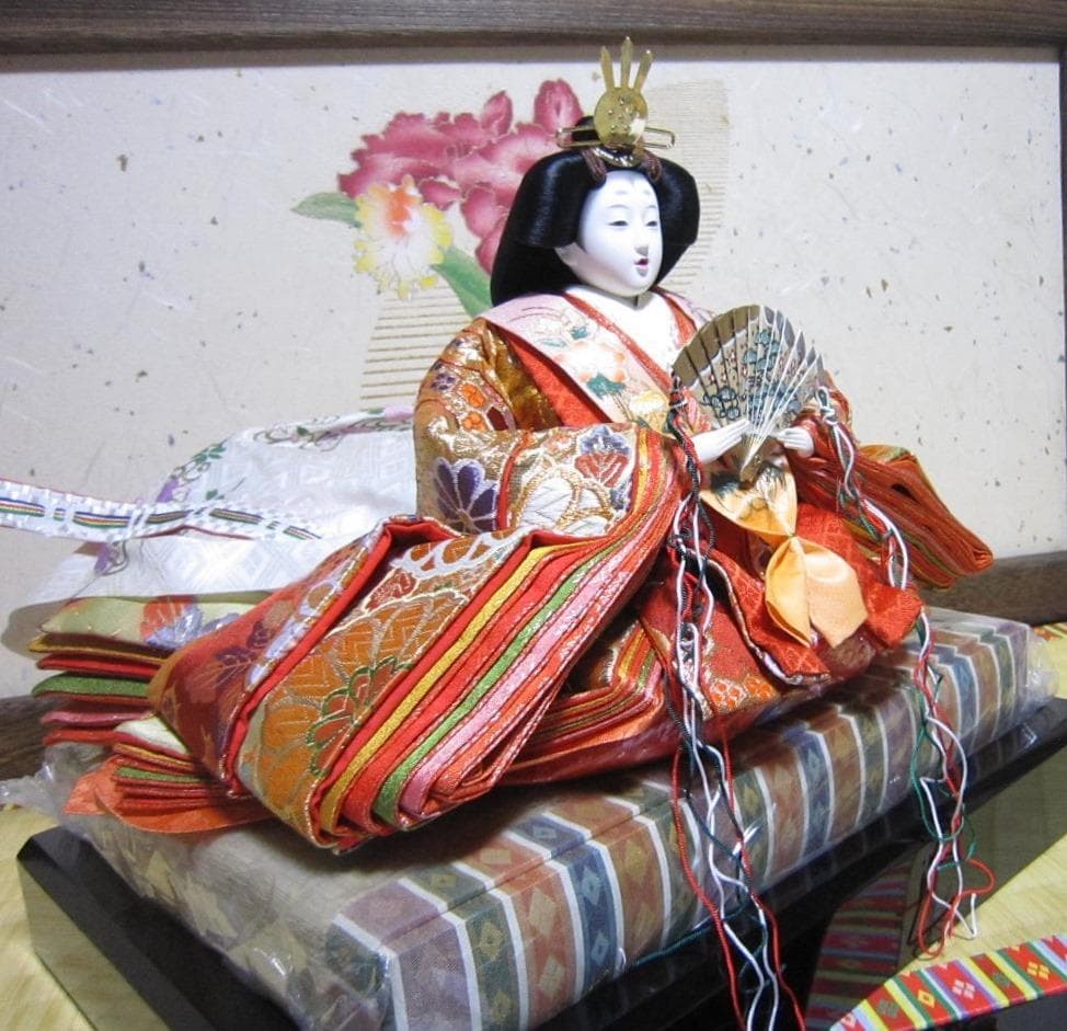 雛人形 八番 親王飾り 西陣織 本仕立 雛匠 三喜作