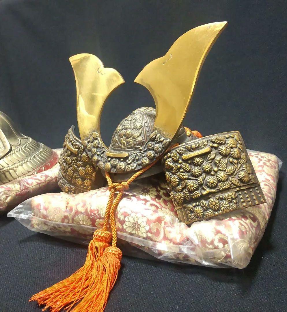 五月人形 兜 豪華鎧兜 一対 こどもの日 飾り兜 美品