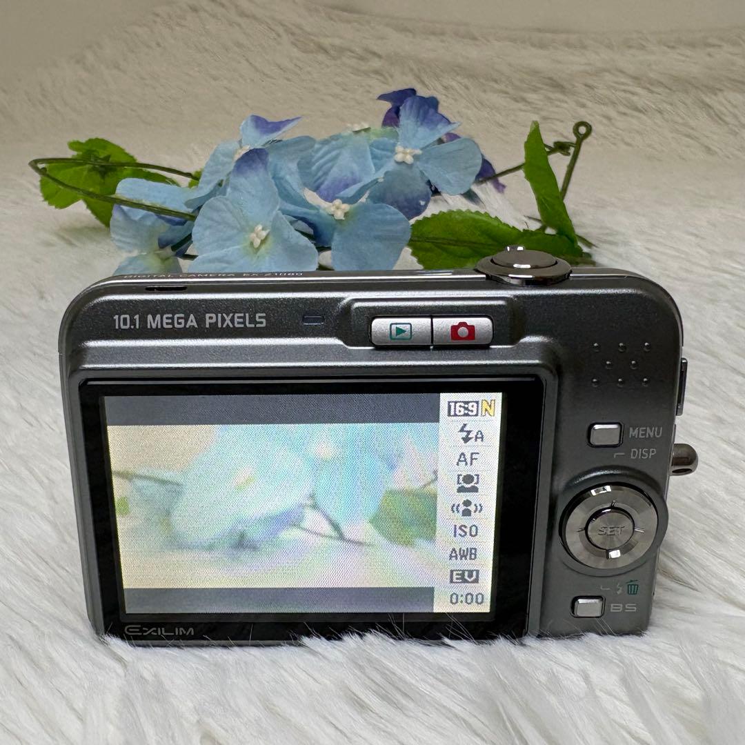 CASIO カメラ　エクシリム　EX-Z1080 グレー コンデジ　動作品
