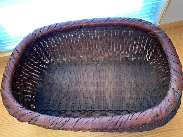 アンティーク　レトロ　骨董　カゴ