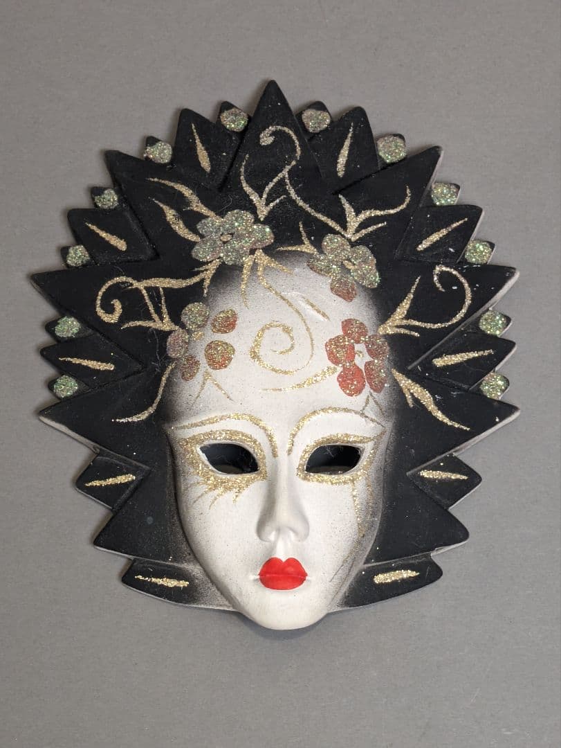 ☆【まとめ】 ベネチアン マスク 4個 陶器 仮面 パーティ 仮装 舞踏会