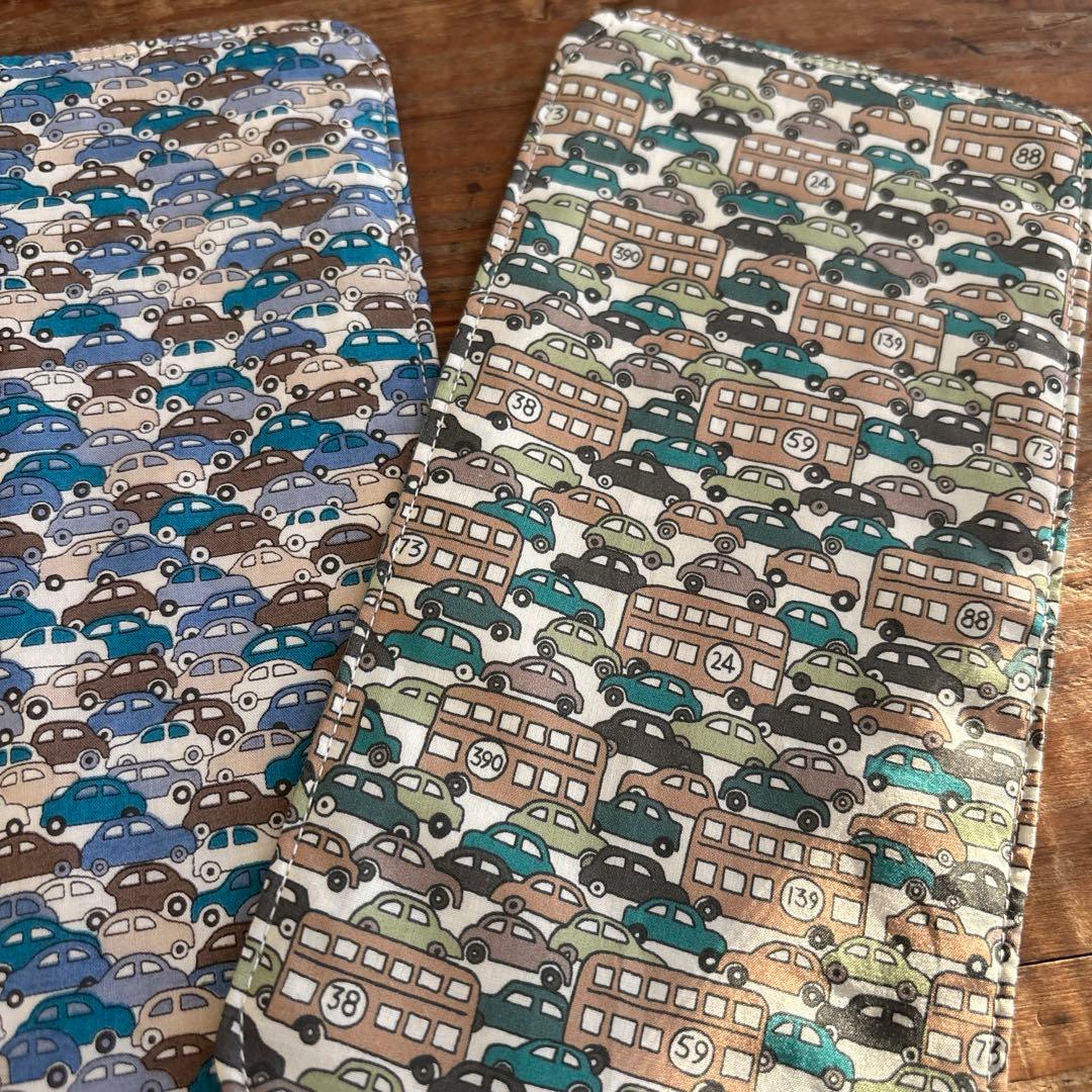 リバティ　ハーフハンカチ②枚セット☆男の子