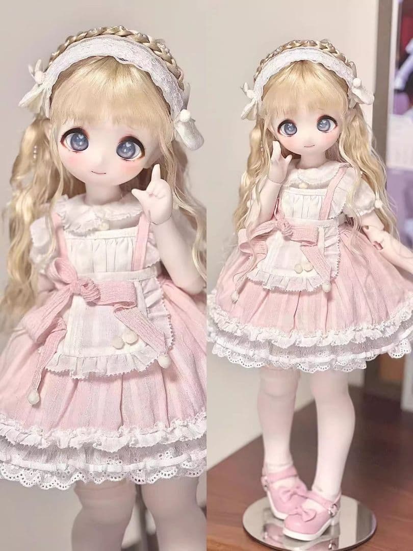 AX713 bjd 1/4 ドール 衣装  洋服  5点セット ハンドメイド