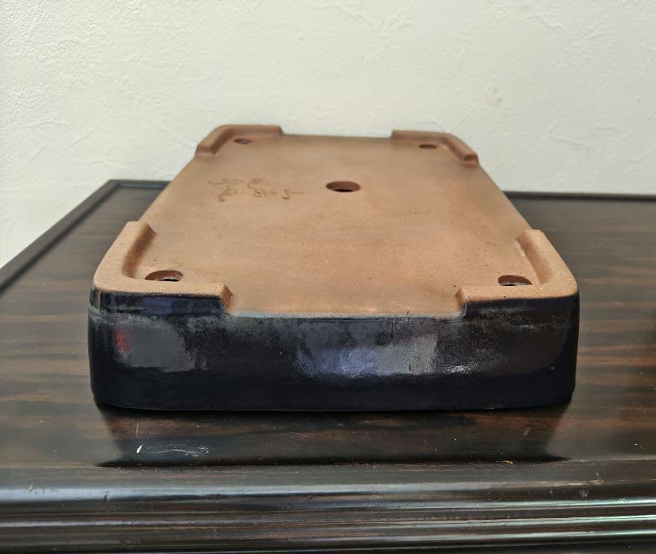 陶器製 盆栽鉢 山房鳳舟　落款あり