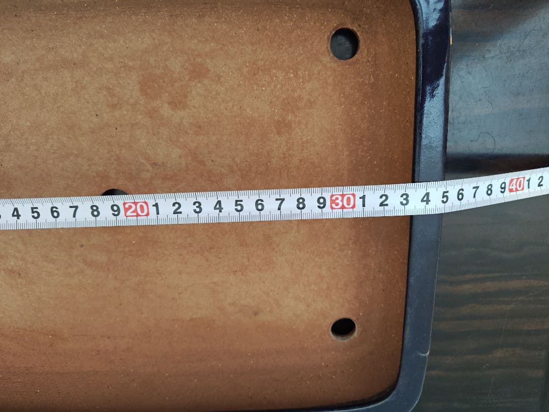 陶器製 盆栽鉢 山房鳳舟　落款あり