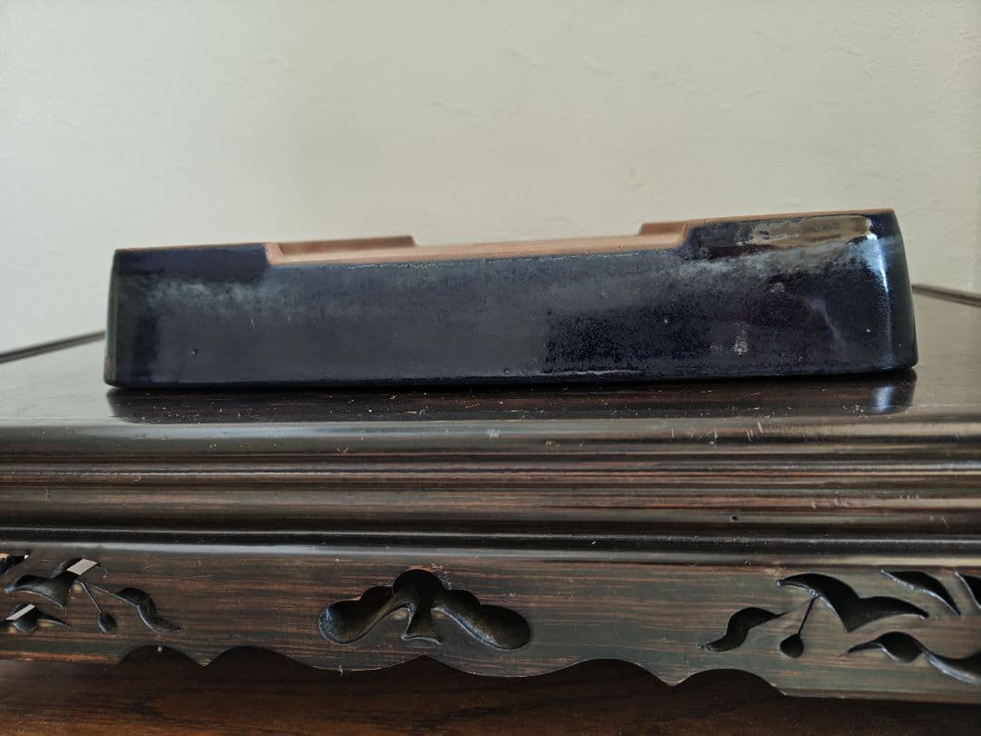 陶器製 盆栽鉢 山房鳳舟　落款あり