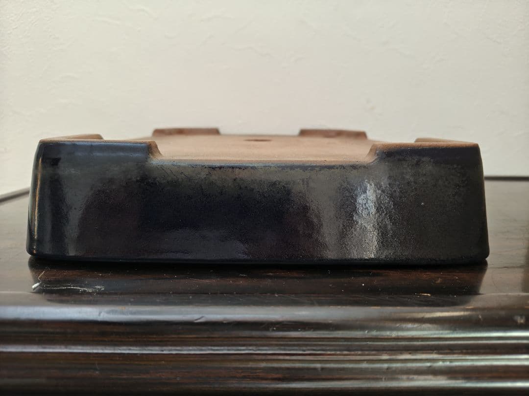 陶器製 盆栽鉢 山房鳳舟　落款あり