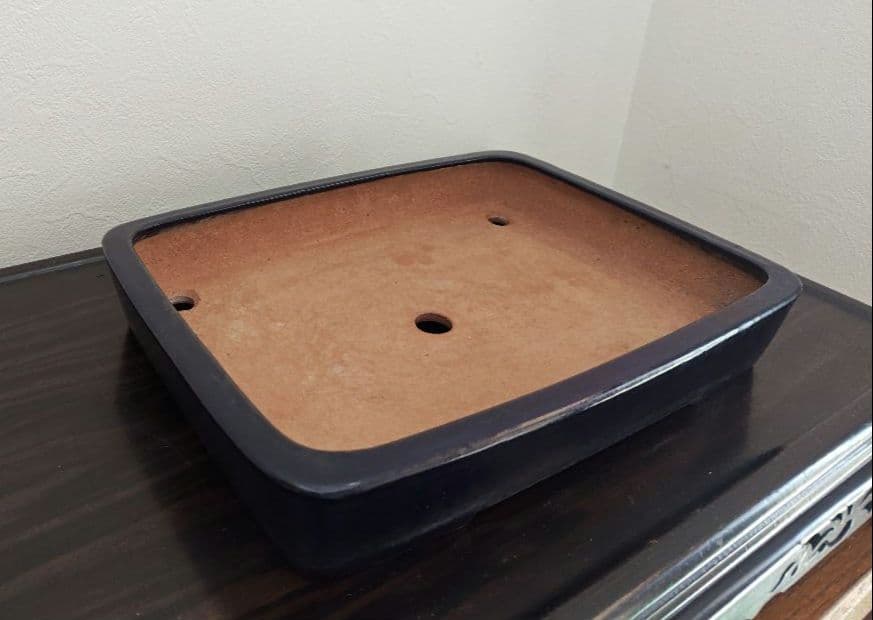 陶器製 盆栽鉢 山房鳳舟　落款あり