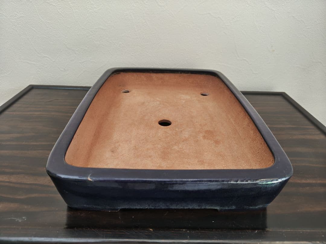 陶器製 盆栽鉢 山房鳳舟　落款あり