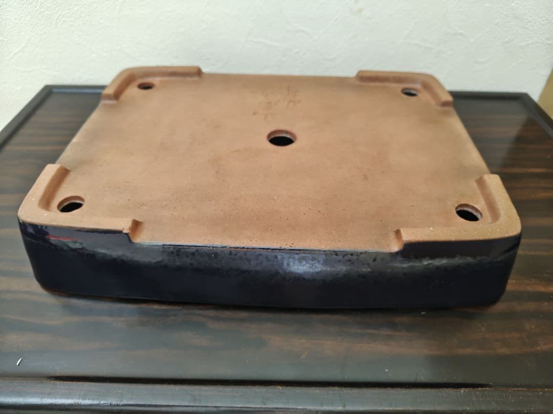 陶器製 盆栽鉢 山房鳳舟　落款あり