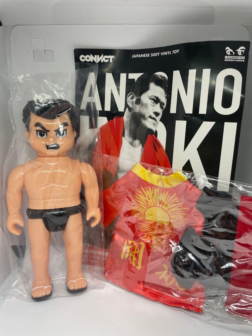 ゴッコ堂 気合田くん アントニオ猪木 ver. ソフビ