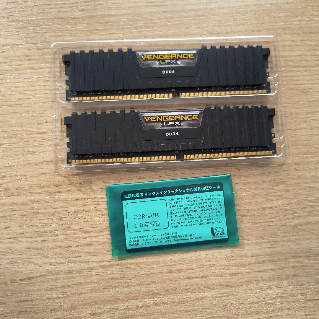 メモリー CORSAIR VENGEANCE LPX DDR4 16GB 2666MHz