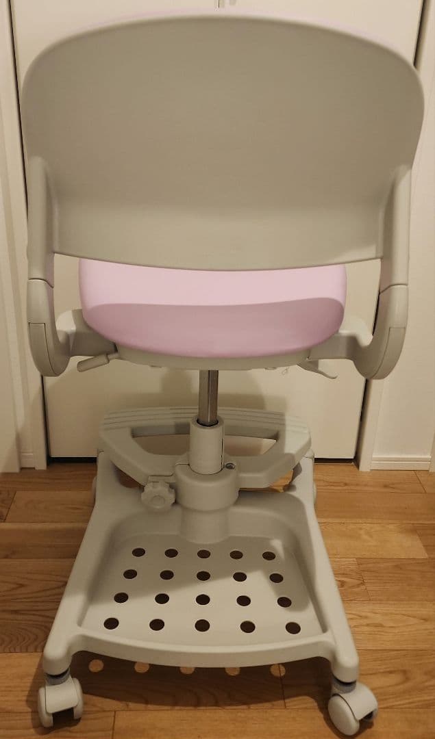 コイズミ　ハイブリッドチェア　パープル　椅子　子供イス　イス　デスクチェア