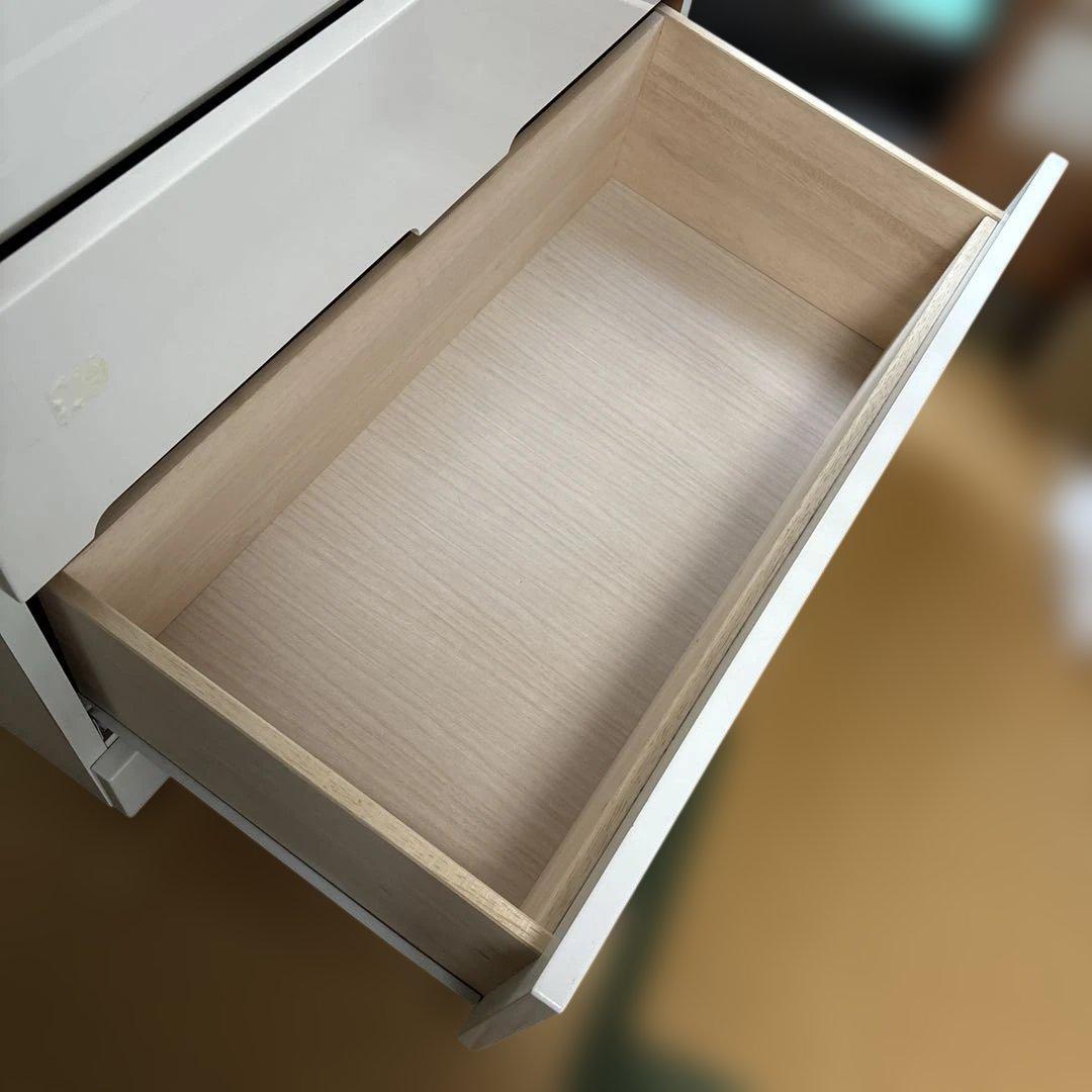 【3/24まで】ホワイトチェスト 10引き出し