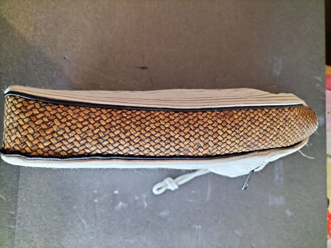 新品未使用信玄袋『小千谷縮』加藤萬謹製