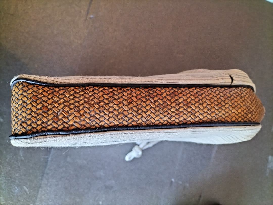 新品未使用信玄袋『小千谷縮』加藤萬謹製