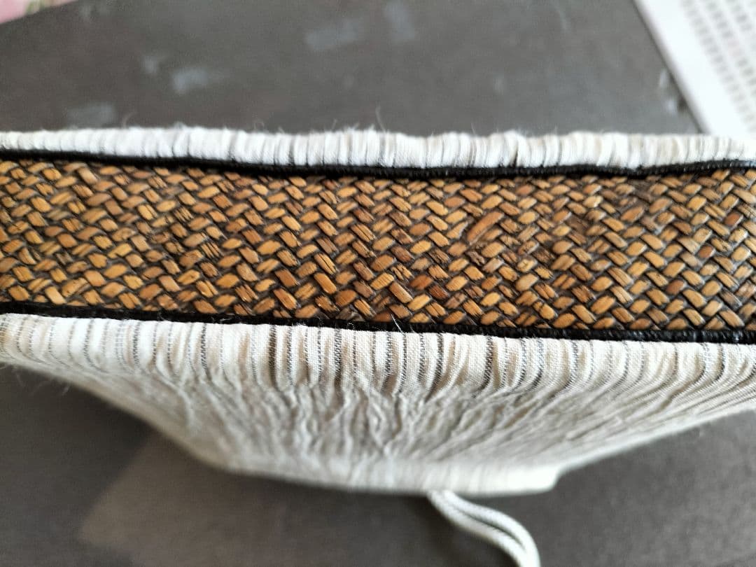 新品未使用信玄袋『小千谷縮』加藤萬謹製