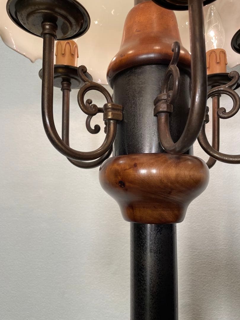 エレガント♪ イタリア製 ヴィンテージ フロアスタンド キャンドル ライト