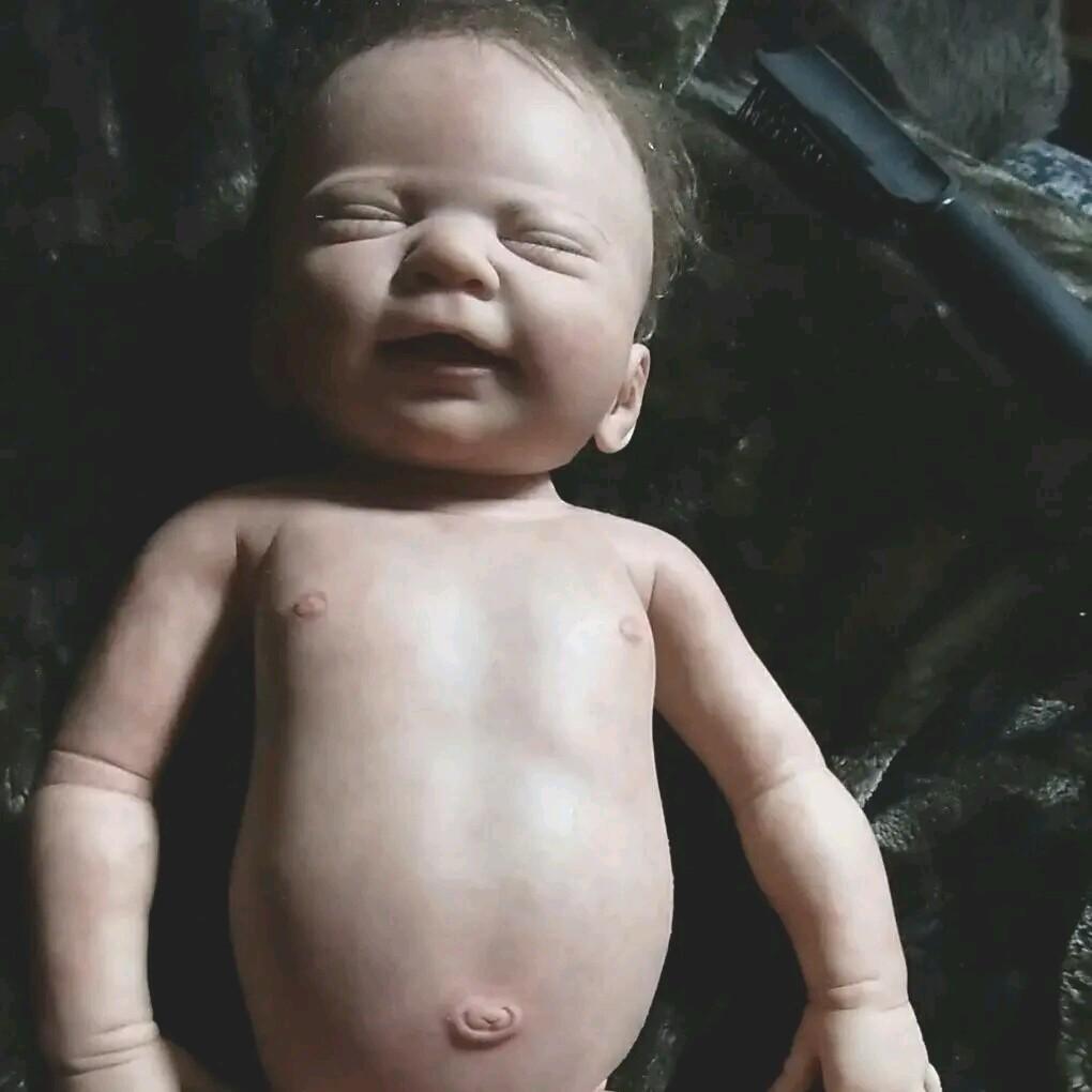 家族の一員に❗追加画像❤健やかに眠る存在感❤肌感が人肌のようなリボーンドール