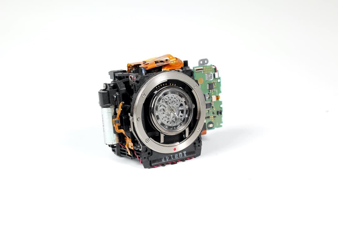 ハンドメイドカメラ型置時計、Canon EOS 5D mark3部品各種