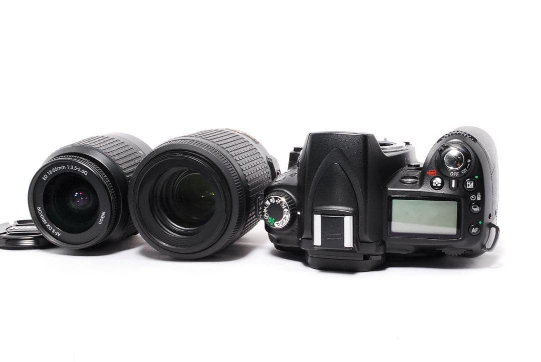 ◆バッグ付き◆Nikon D90◆一眼レフカメラ◆すぐ使える◆標準＆望遠Wレンズ