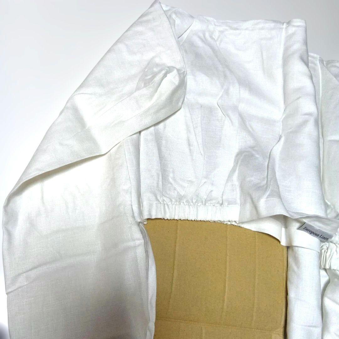 【未開封】ヨーロピアンリネン シングルボックスシーツ　丸八真綿