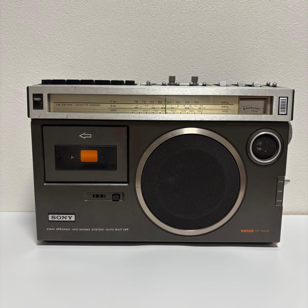 SONY ソニー CF-1980II ラジカセ 当時物
