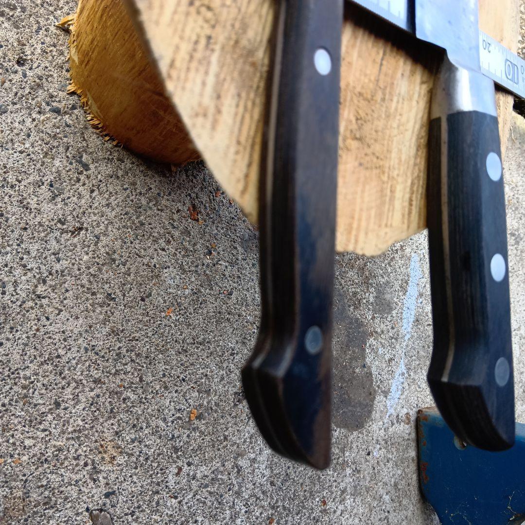 中古包丁　堺孝行　２本　鋼