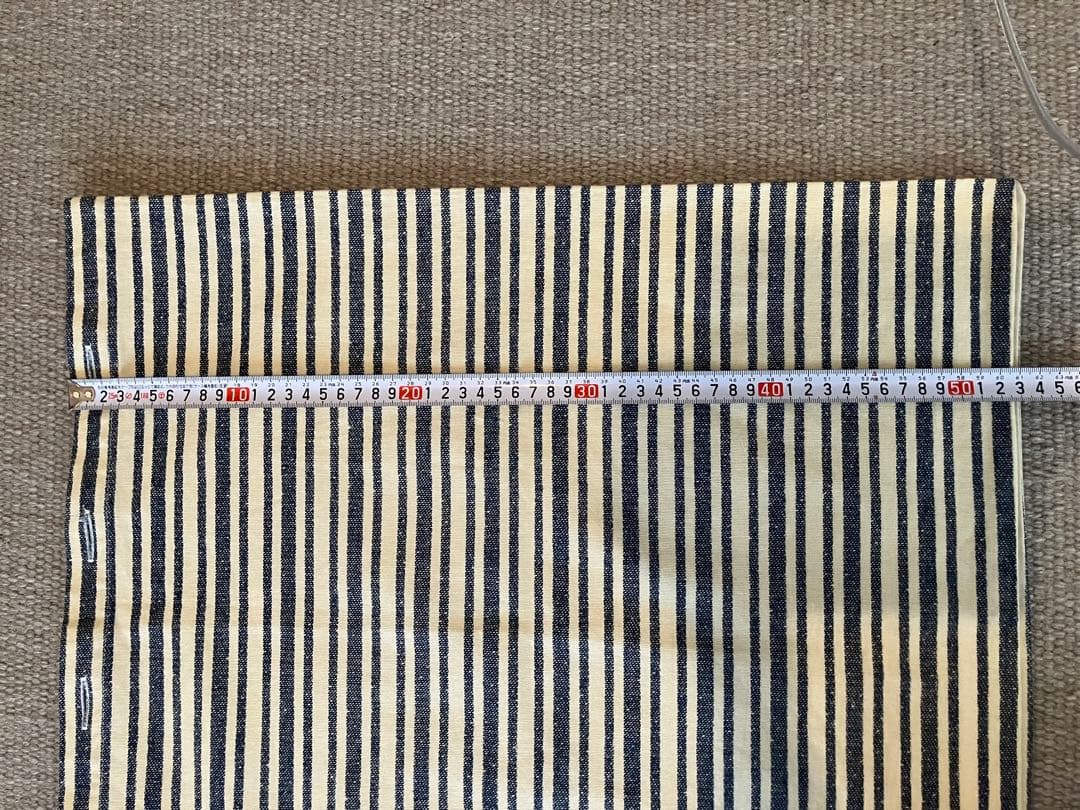 ラルフローレン・スローピロー・マルチストライプ2枚（ネイビー×オフ白）