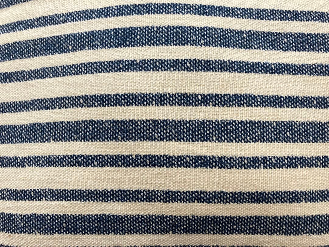 ラルフローレン・スローピロー・マルチストライプ2枚（ネイビー×オフ白）