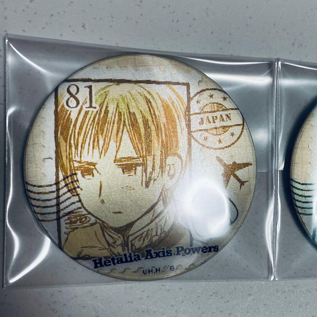 ヘタリア チェンジング缶バッジ 日本