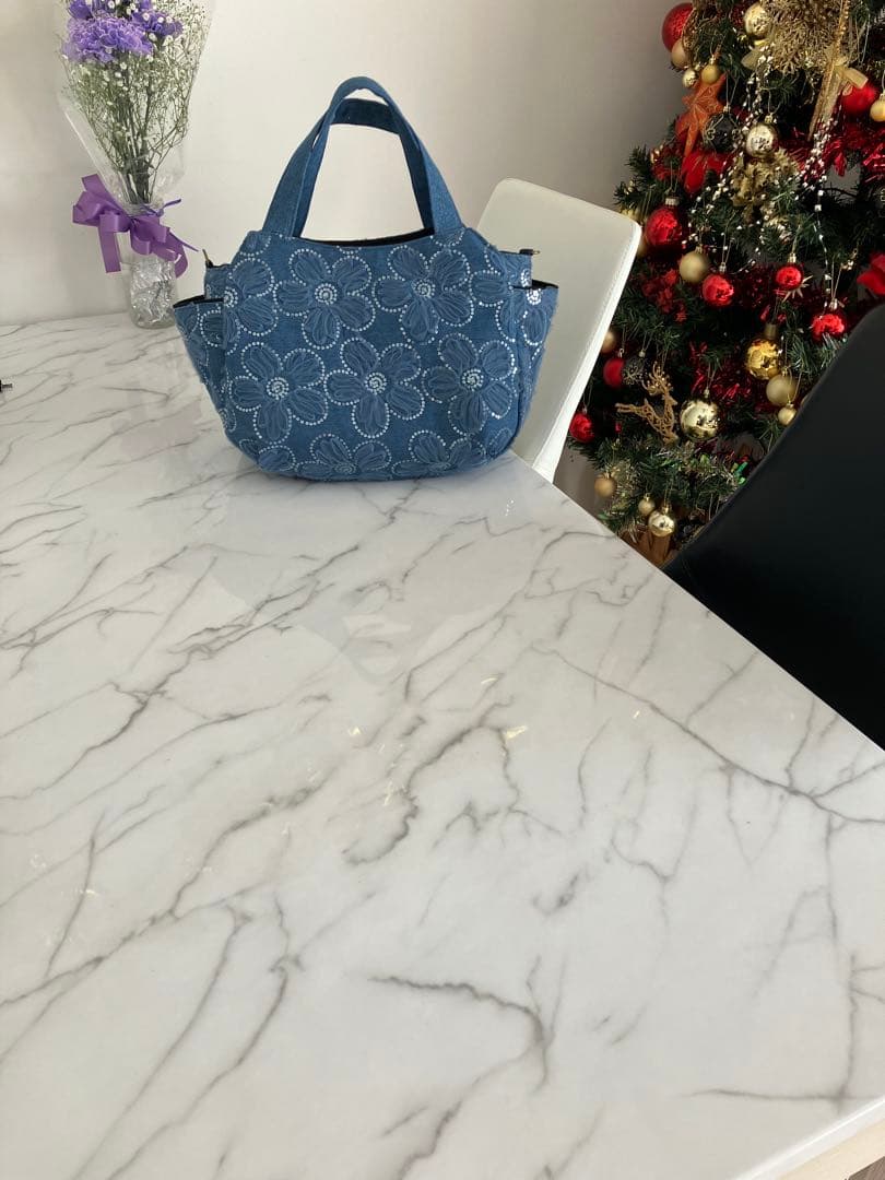 953 大きめデニムリメイクバック　ハンドメイド