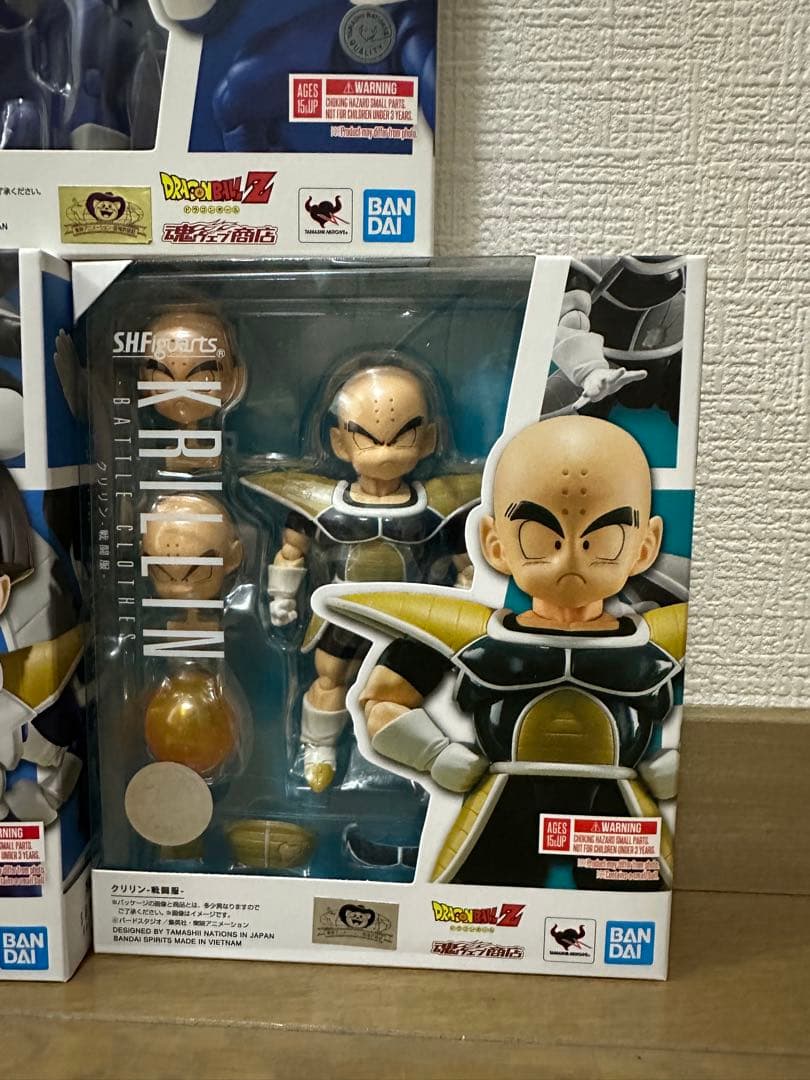 ドラゴンボールZ S.H.Figuarts ベジータ ブルマ　孫悟飯　クリリン