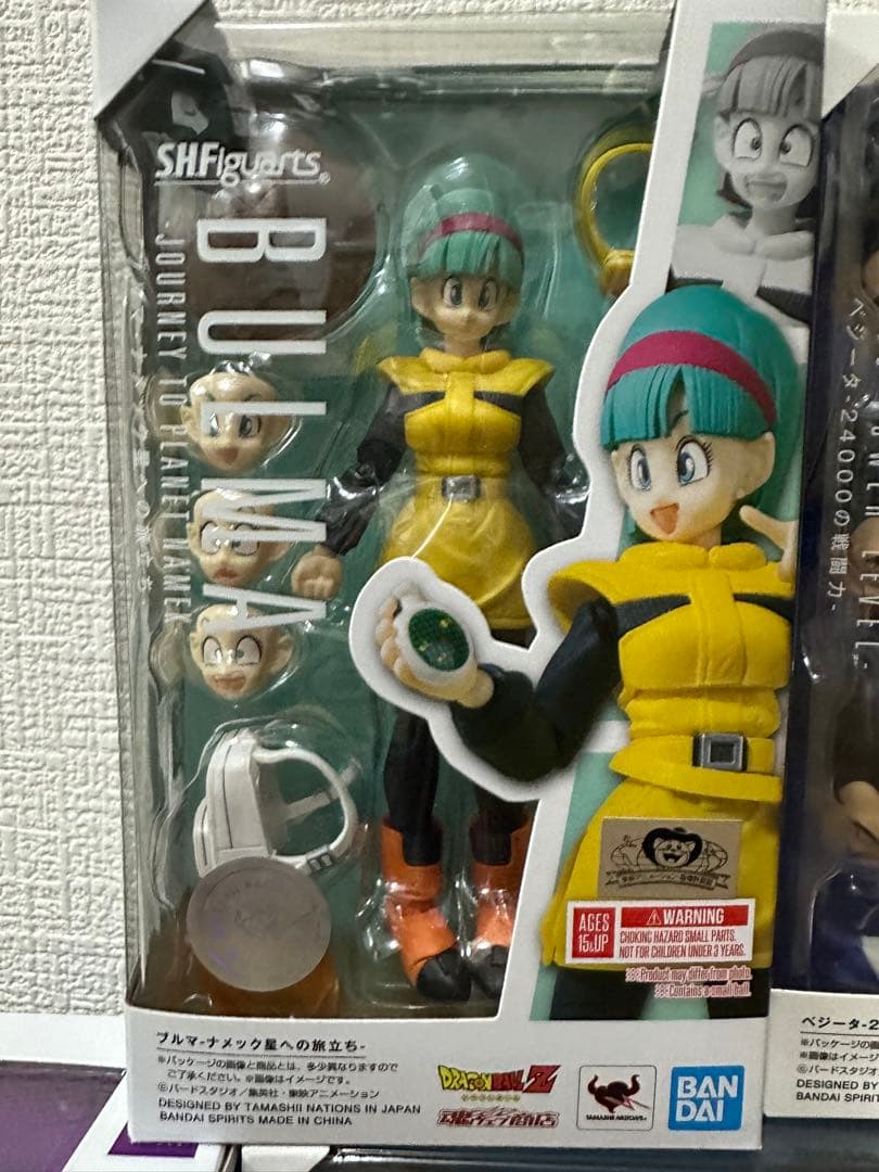 ドラゴンボールZ S.H.Figuarts ベジータ ブルマ　孫悟飯　クリリン
