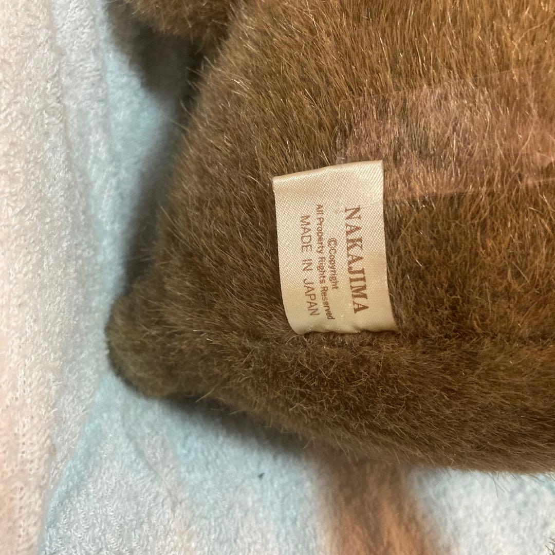 昭和レトロ　ナカジマ　たぬき　ぬいぐるみ　Heart＆Heart 中古品