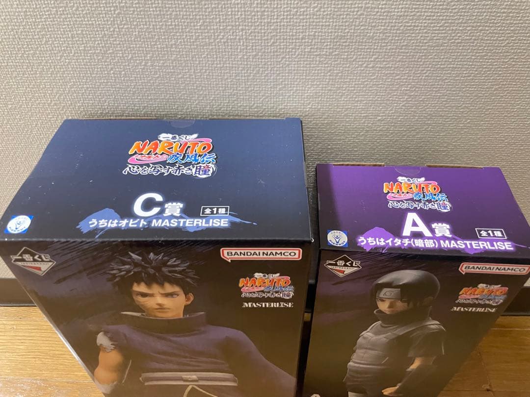 NARUTO イタチ・オビト 一番くじ フィギュア 未開封品