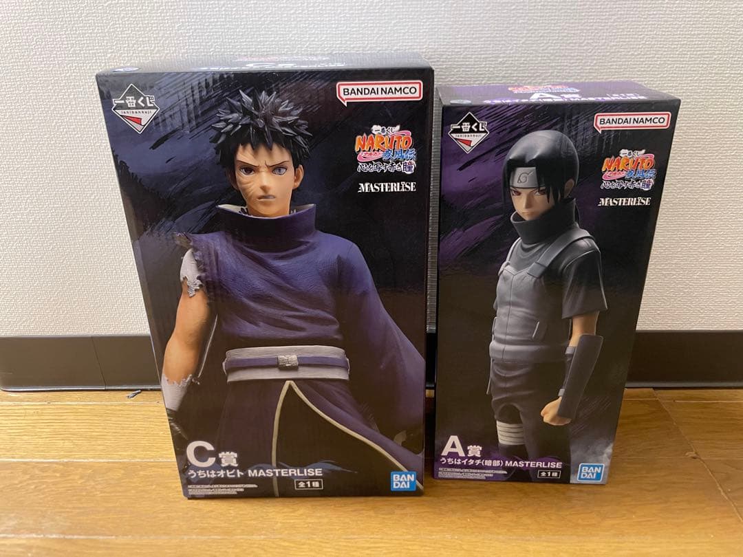 NARUTO イタチ・オビト 一番くじ フィギュア 未開封品