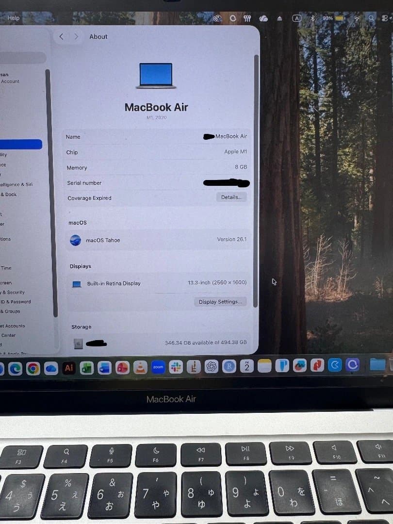 Apple MacBook Air M1 512GB 8GB 13.3インチ