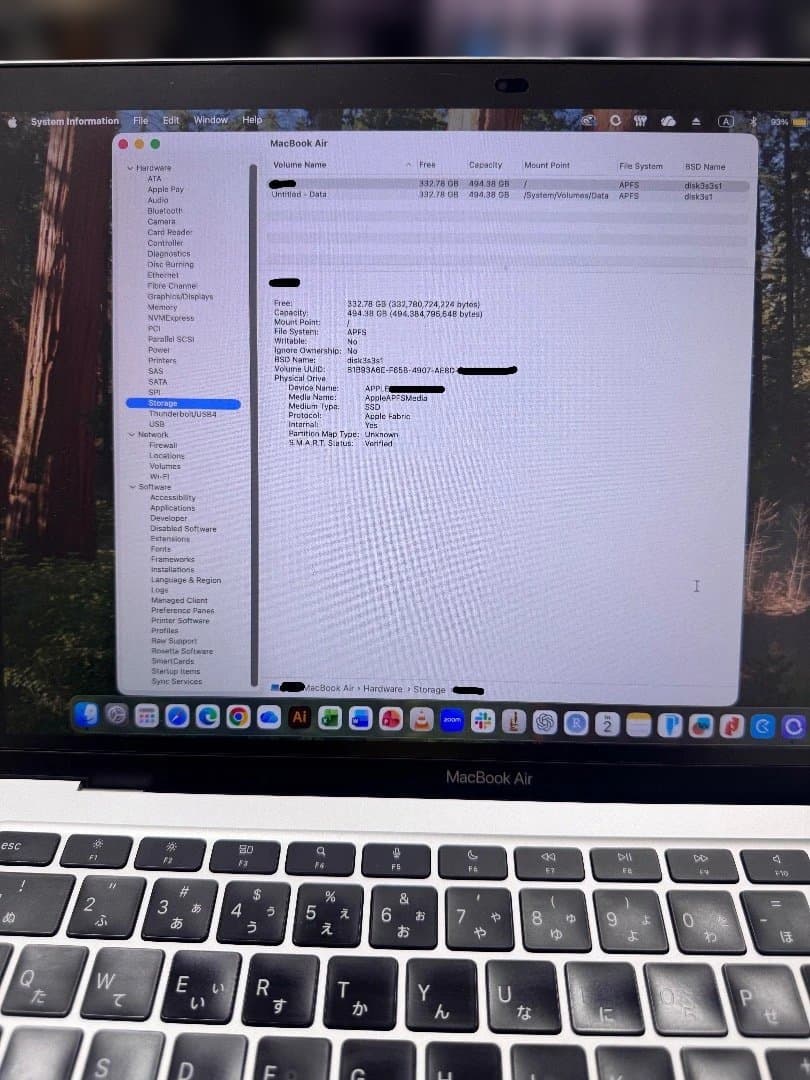 Apple MacBook Air M1 512GB 8GB 13.3インチ