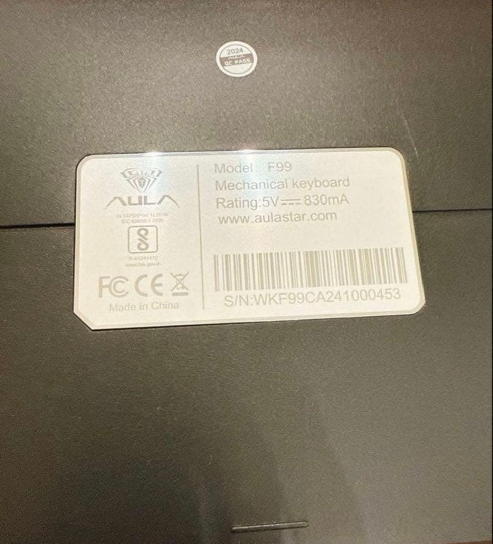 最終値下げ　AULA F99 キーボード　レア　完売品　AULAキーボード