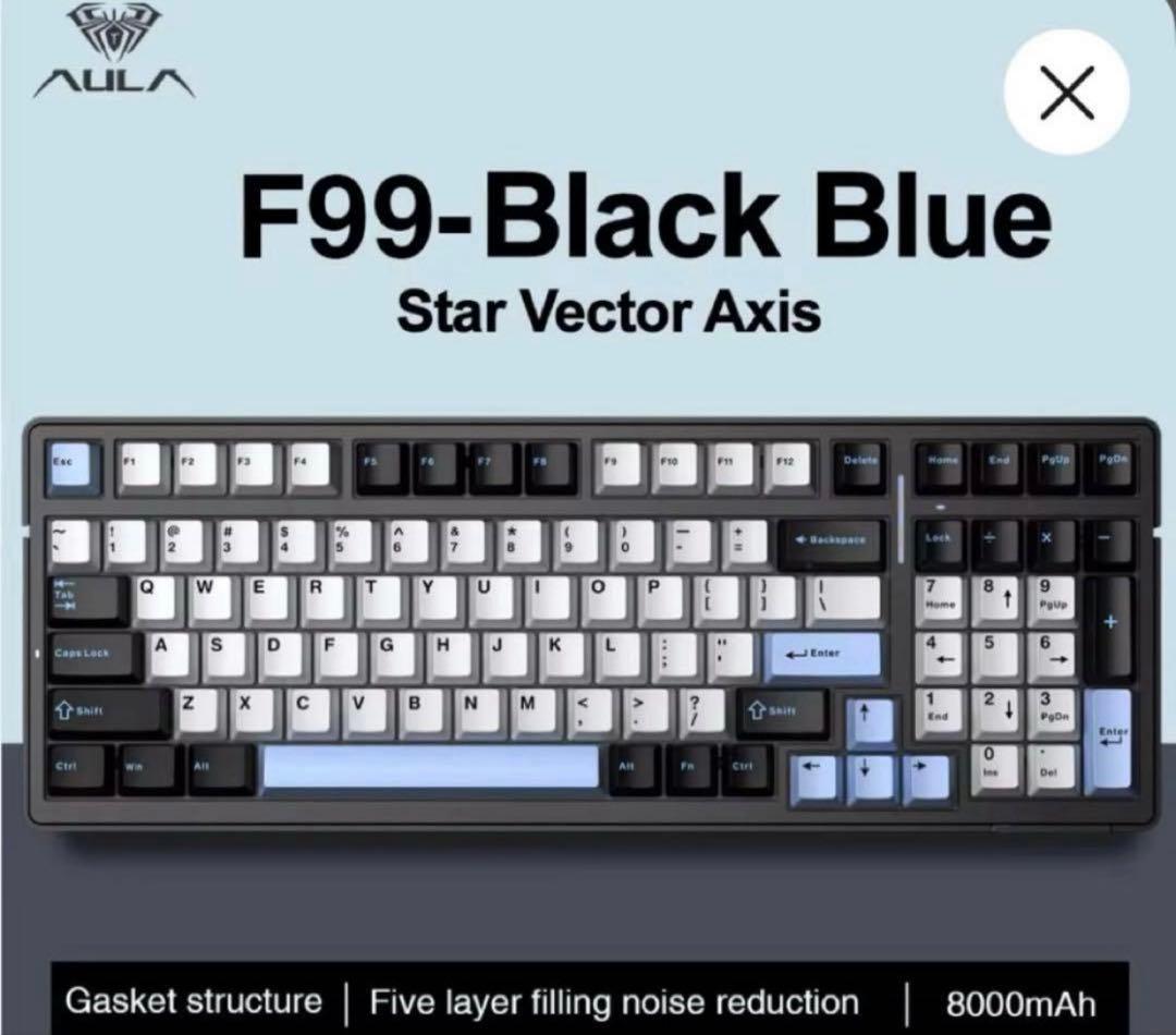 最終値下げ　AULA F99 キーボード　レア　完売品　AULAキーボード