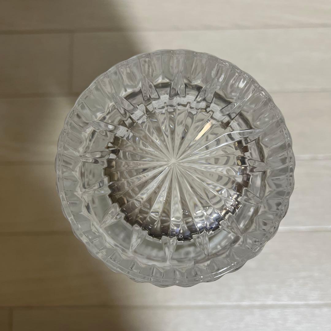 HOYACRYSTAL クリスタル花瓶　クリスタル　花瓶　フラワーベース　切り子