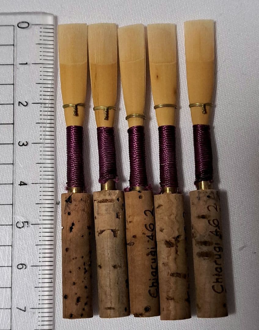 完成リード5本　オーボエ　リードケース付き！