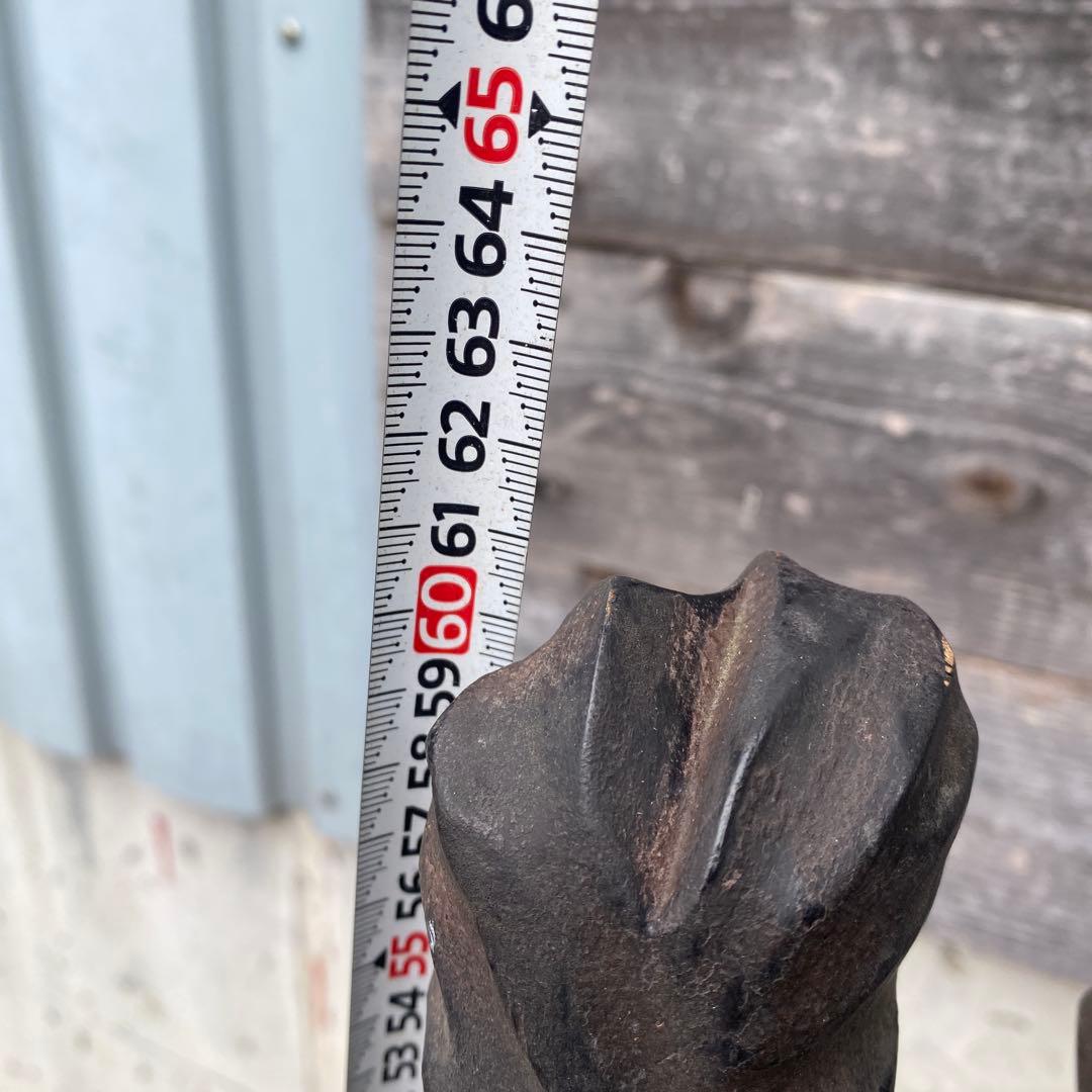 木彫　寿老人　七福神　縁起物　高さ61cm 7.7kg